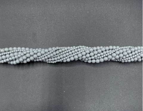 Перли Preciosa, ceramic grey, 4 мм