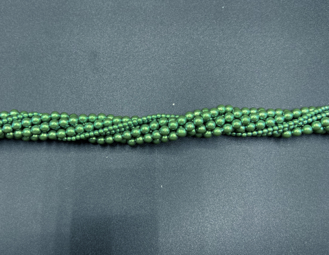 Перли Preciosa, pearlescent green, 3 мм