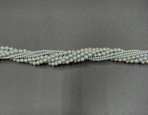 Перли Preciosa, pearlescent grey, 2 мм