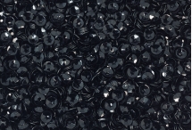 №4210 Паєтки у формі чаші, Індія, Black, 4 мм