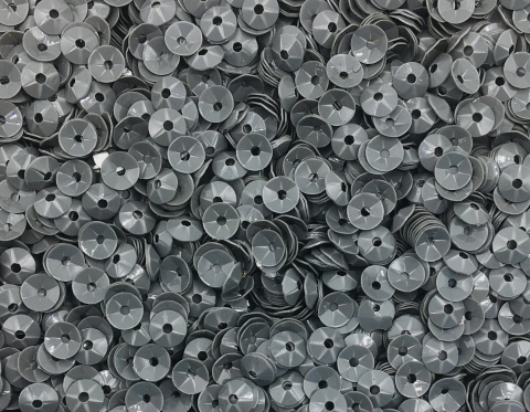 №4781 Паєтки у формі чаші, Індія, Grey, 6 мм