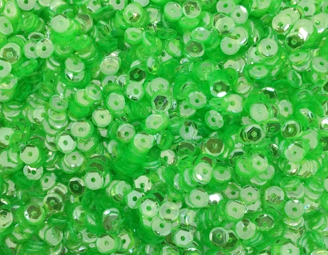 №5906 Паєтки фігурні, Індія, Lime Green, 5 мм