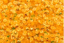 №6038 Паєтки фігурні, Індія, Yellow, 4 мм