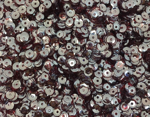 №6040 Паєтки фігурні, Індія, Plum, 5 мм