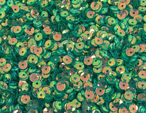 №6044 Паєтки фігурні, Індія, Green, 5 мм
