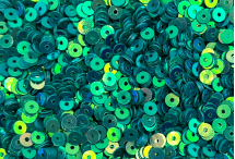 №1000 Паєтки, Індія, Gumdrop Green, 2,5 мм