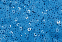 №369 Паєтки, Індія, Neon Finish Diva Blue, 4 мм