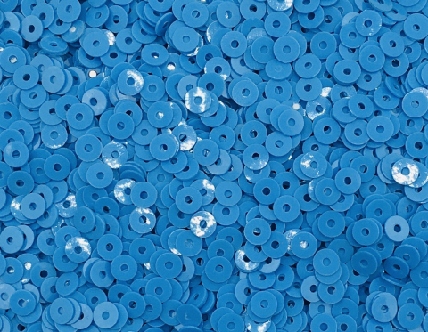 №369 Паєтки, Індія, Neon Finish Diva Blue, 3 мм