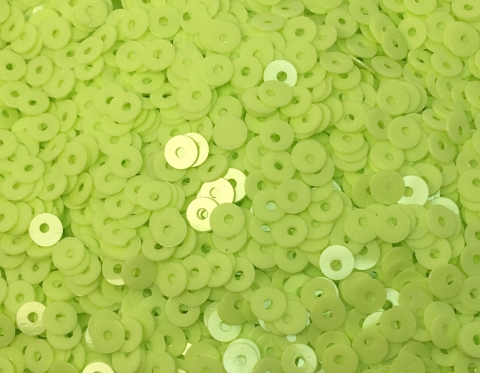 №370 Паєтки, Індія, Neon Finish Paradise Green, 3 мм