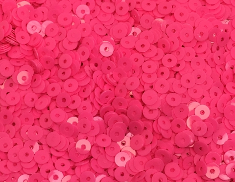 №375 Паєтки, Індія, Neon Finish Pink, 3 мм