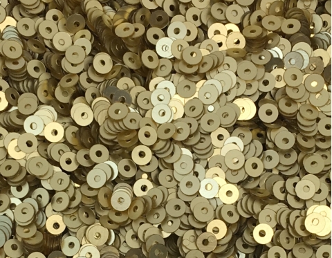 №391 Паєтки, Індія, Tender Gold, 3 мм