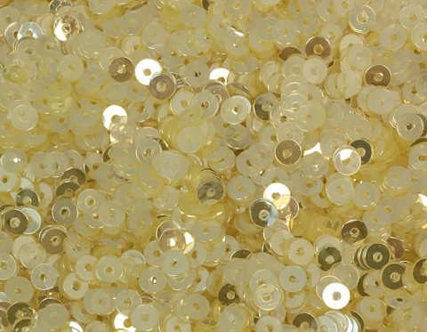 №392 Паєтки, Індія, Tranparent Light Gold, 4 мм