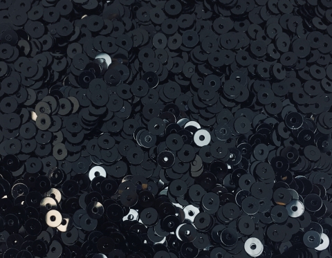 №4209 Паєтки, Індія, Black, 3 мм