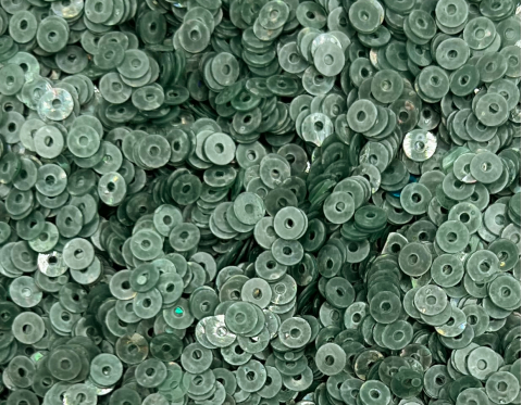 №63 Паєтки, Індія, Sea Green, 4 мм