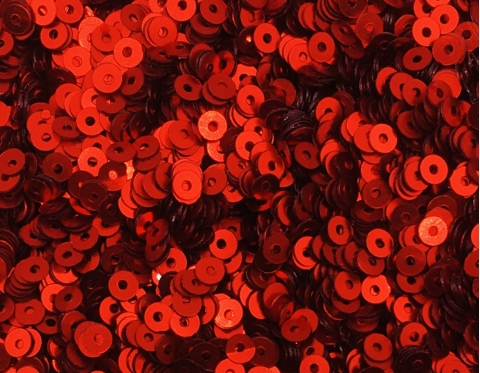 №834 Паєтки, Індія, Blood Red, 2,5 мм