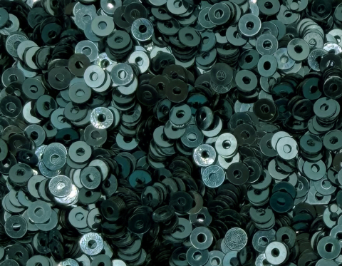 №846 Паєтки, Індія, Gunmetal, 3 мм