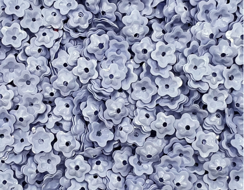 №5111 Паєтки-квіточки, Індія, Pastel Purple, 7 мм