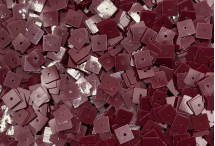 №84 Паєтки квадратні, Індія, Maroon, 6 мм