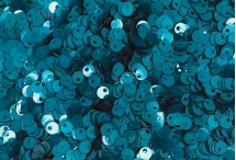 №4088 Паєтки зі зміщеною серединкою, Індія, Teal Blue, 4 мм