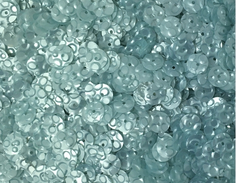 №5311 Паєтки рельєфні, Індія, Light Cyan, 8 мм