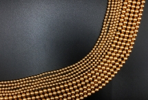 Кришталеві перли, bright gold, 5 мм