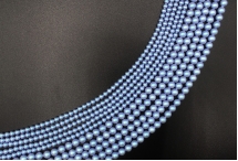 Кришталеві перли, iridescent light blue, 5 мм